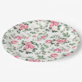 Blume Pappteller (Schrägansicht)