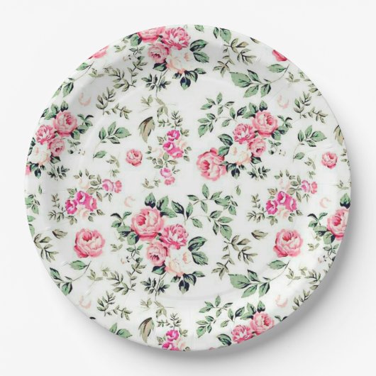 Blume Pappteller (Vorderseite)