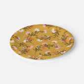 Blume Pappteller (Schrägansicht)