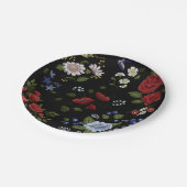 Blume Pappteller (Schrägansicht)