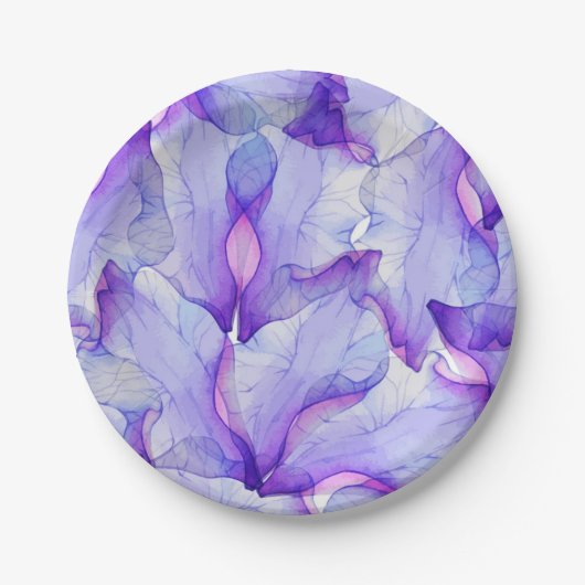 Blume Pappteller (Vorderseite)