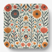 Blume Pappteller (Vorderseite)