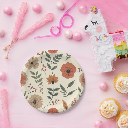 Blume Pappteller (Party)