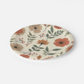 Blume Pappteller (Schrägansicht)