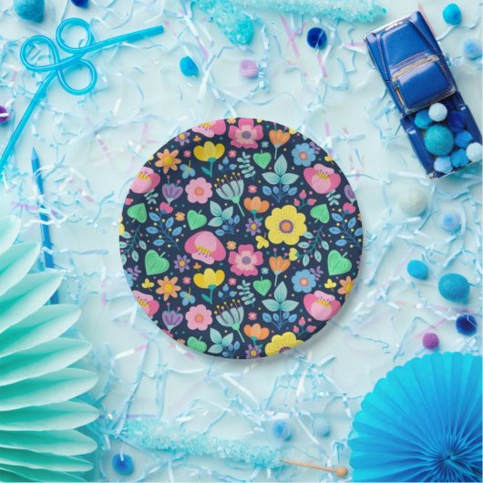 Blume Pappteller (Party)