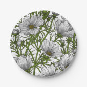 Blume Pappteller (Vorderseite)