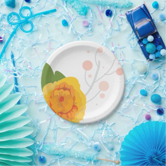 Blume Pappteller (Party)