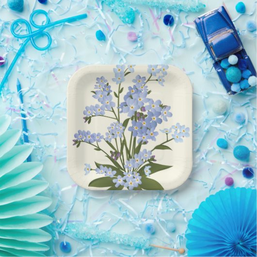 Blume Pappteller (Party)