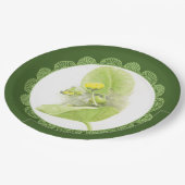 Blume Pappteller (Schrägansicht)