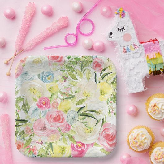 Blume Pappteller (Party)