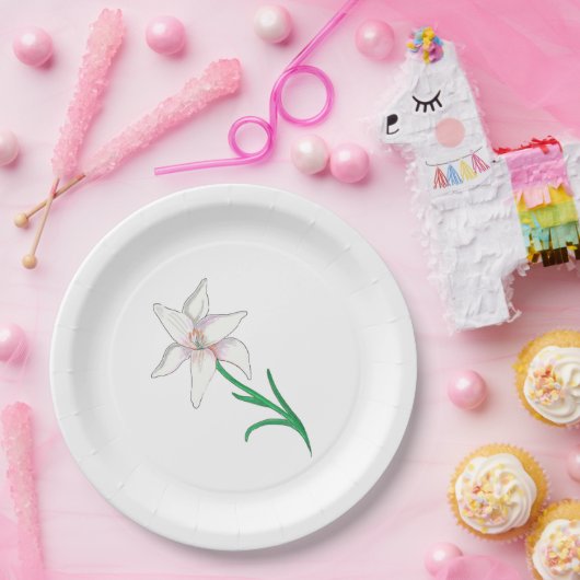 Blume Pappteller (Party)