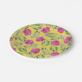 Blume Pappteller (Schrägansicht)