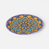 Blume Pappteller (Schrägansicht)