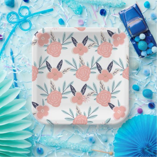 Blume Pappteller (Party)