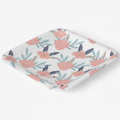 Blume Pappteller (Gewinkelt)