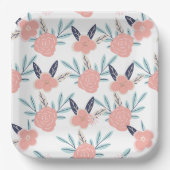 Blume Pappteller (Vorderseite)