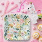 Blume-Pappteller Pappteller (Party)