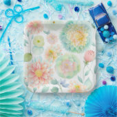 Blume-Pappteller Pappteller (Party)