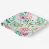 Blume-Pappteller Pappteller (Gewinkelt)