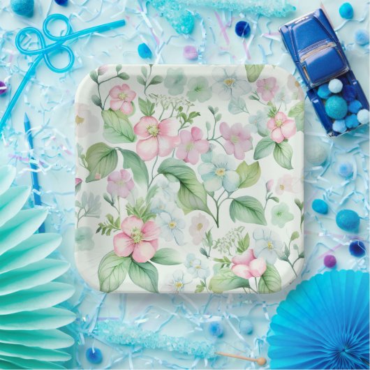 Blume-Pappteller Pappteller (Party)