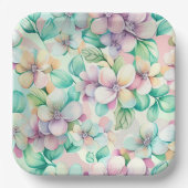 Blume-Pappteller Pappteller (Vorderseite)