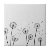 Blume Pappus Spores Grau Fliese (Vorderseite)