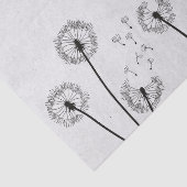 Blume Pappus Spores Grau Seidenpapier (Ausschnitt)