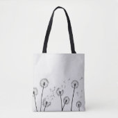 Blume Pappus Spores Grau Tasche (Vorderseite)