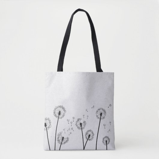 Blume Pappus Spores Grau Tasche (Vorderseite)