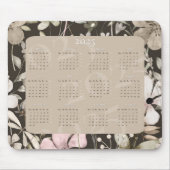 Blume Paradies 2025 Kalender oder legen Sie Ihr Fo Mousepad (Vorne)