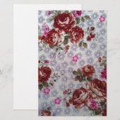 Blume Paradies Briefpapier (Vorne/Hinten)