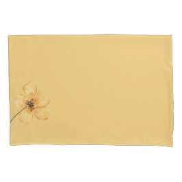 Blume Paradies gelbe Hüllen Kissenbezug