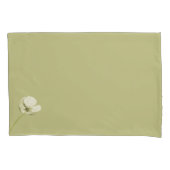 Blume Paradies grüne Blume B Paar Hüllen Kissenbezug (Vorderseite-Links)