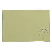 Blume Paradies Grüne Paar Hüllen Kissenbezug (Vorderseite-Rechts)