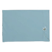 Blume Paradies staubblaue Hüllen Kissenbezug (Vorderseite-Rechts)