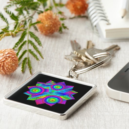 Blume Paradise Schlüsselanhänger (Seite)