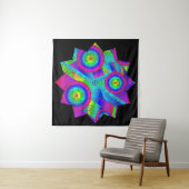 Blume Paradise Tapestry Wandteppich (Beispiel (Horizontal))