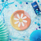 Blume Party 60er Hippie Geburtstagsparty Teller (Party)