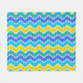 Blume Party | FPA-01 | Fleecedecke (Vorderseite (Horizontal))