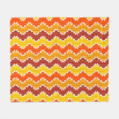 Blume Party | FPA-03 | Fleecedecke (Vorderseite (Horizontal))