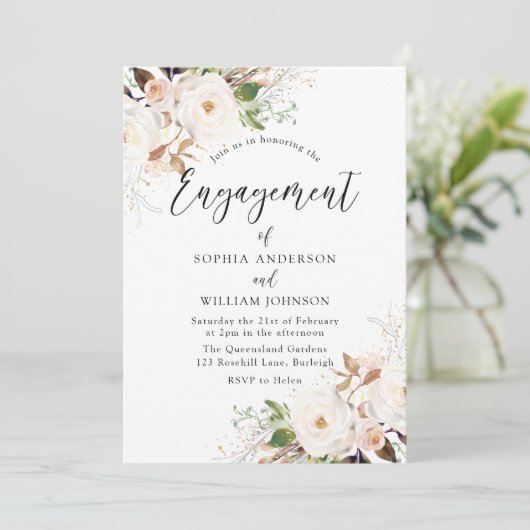 Blume-Party für Blindgänger Einladung (Stehend Vorderseite)