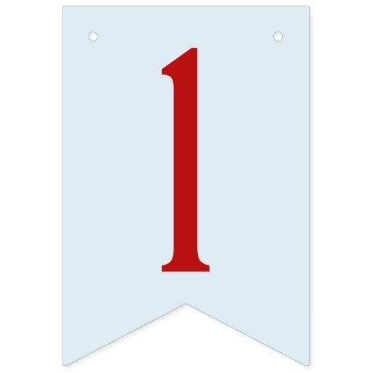 Blume Party, Puerto-Rico-Flagge Wimpelkette (Zweite Fahne)