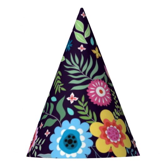 Blume Partyhütchen (Vorderseite)