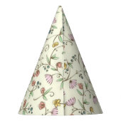 Blume Partyhütchen (Rückseite)