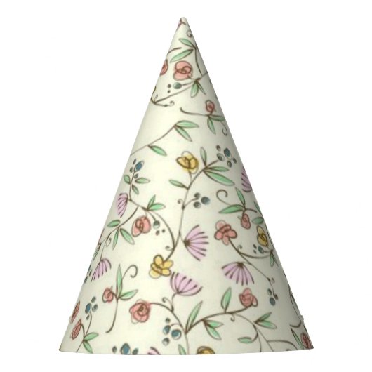 Blume Partyhütchen (Vorderseite)
