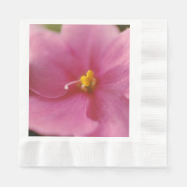 Blume Pastel Pink African Violet (Saintpaulia) Serviette