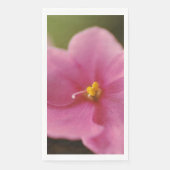Blume Pastel Pink African Violet (Saintpaulia) Serviette (Vorderseite)