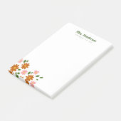 Blume-Patch-Beenden Post-it Klebezettel (angewinkelt)