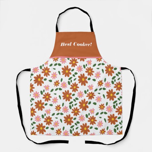 Blume Patch Schürze (Vorderseite)