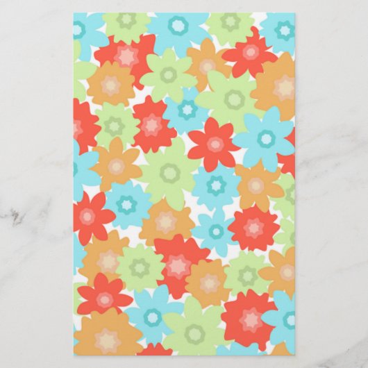 BLUME PATTERN BRIEFPAPIER (Vorderseite)